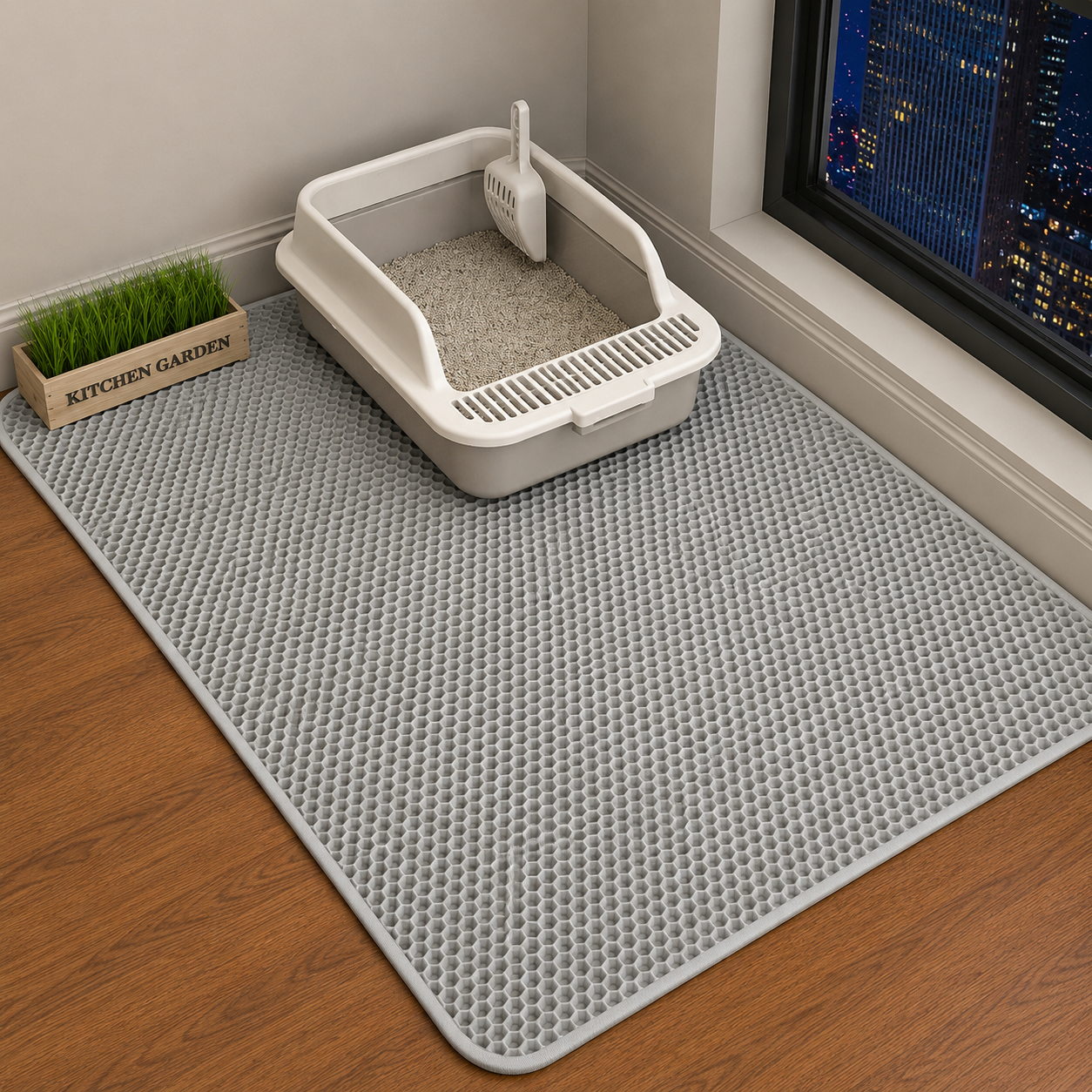 PettaPaw Ollie CleanStep Litter Mat, image 2
