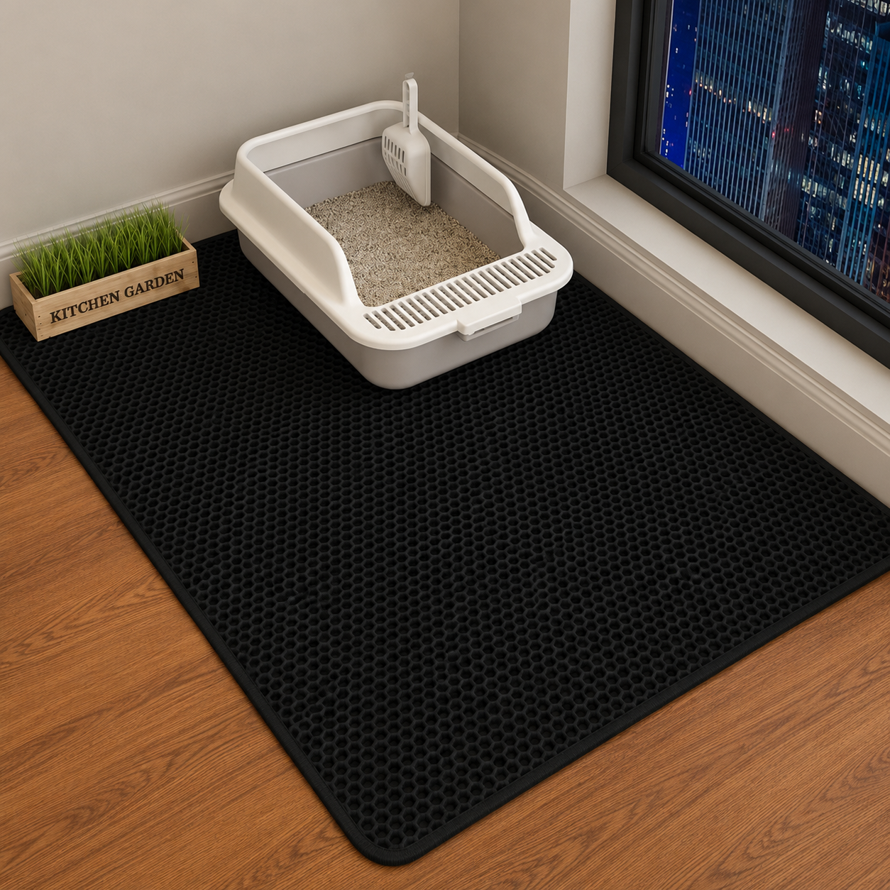 PettaPaw Ollie CleanStep Litter Mat, image 3