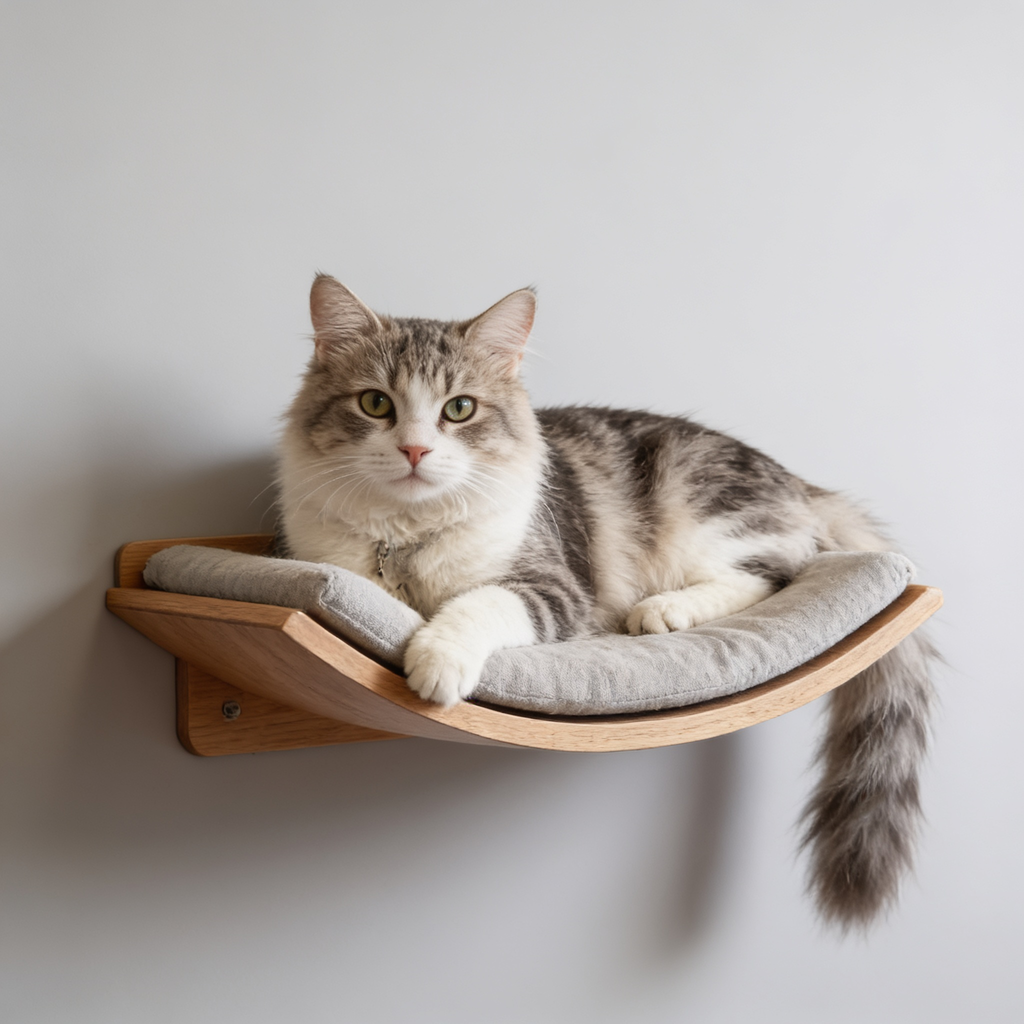 PettaPaw Nala Contour Cat Wall Shelf
