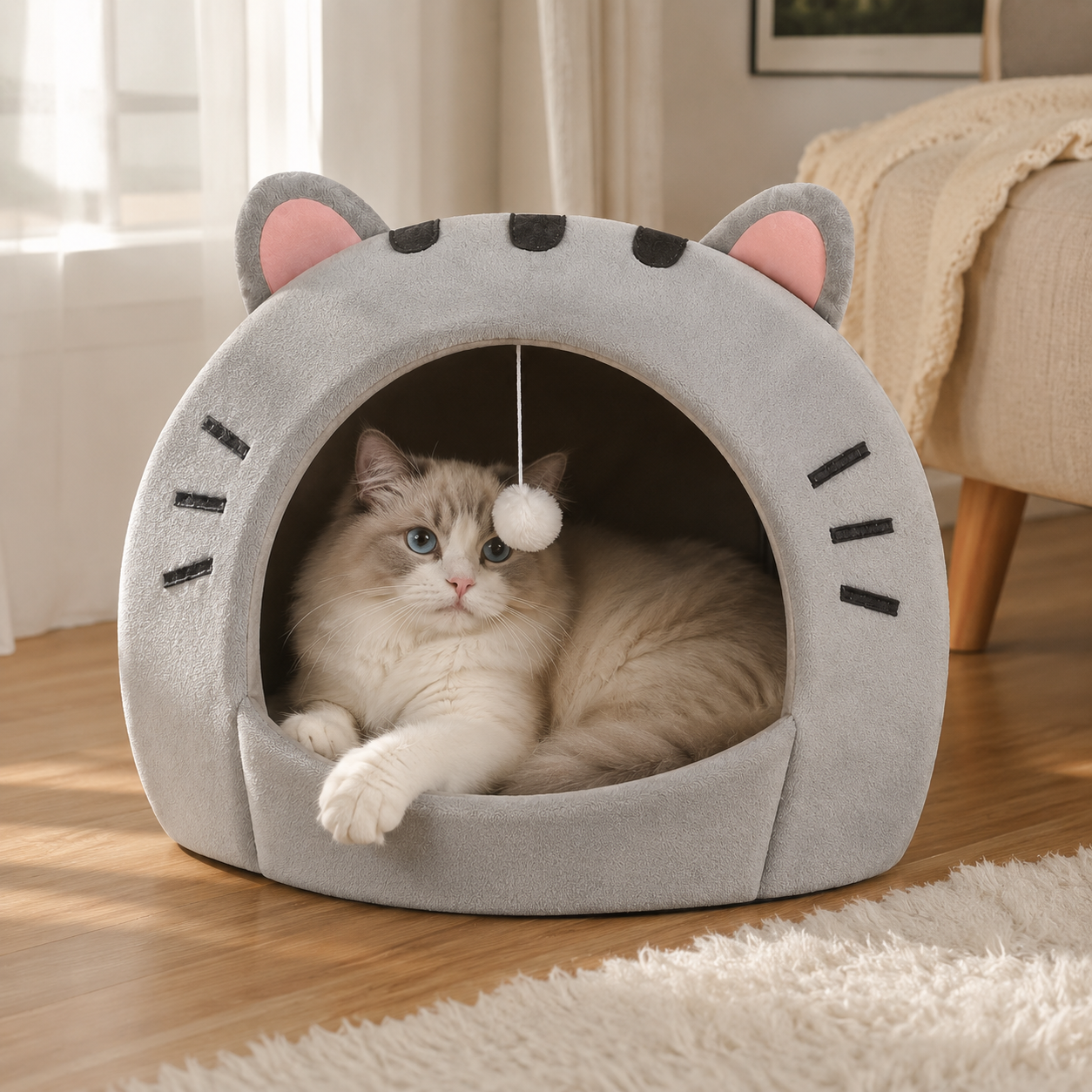 PettaPaw Coco Cosy Cat Cave, image 2