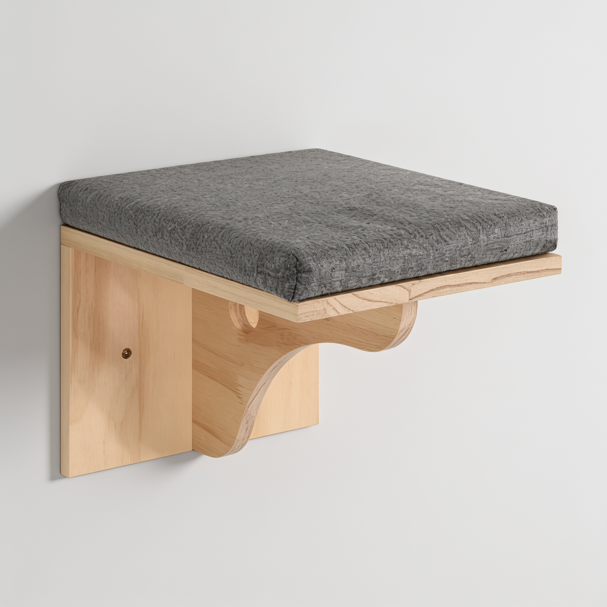 PettaPaw Nala Contour Cat Wall Shelf, image 4